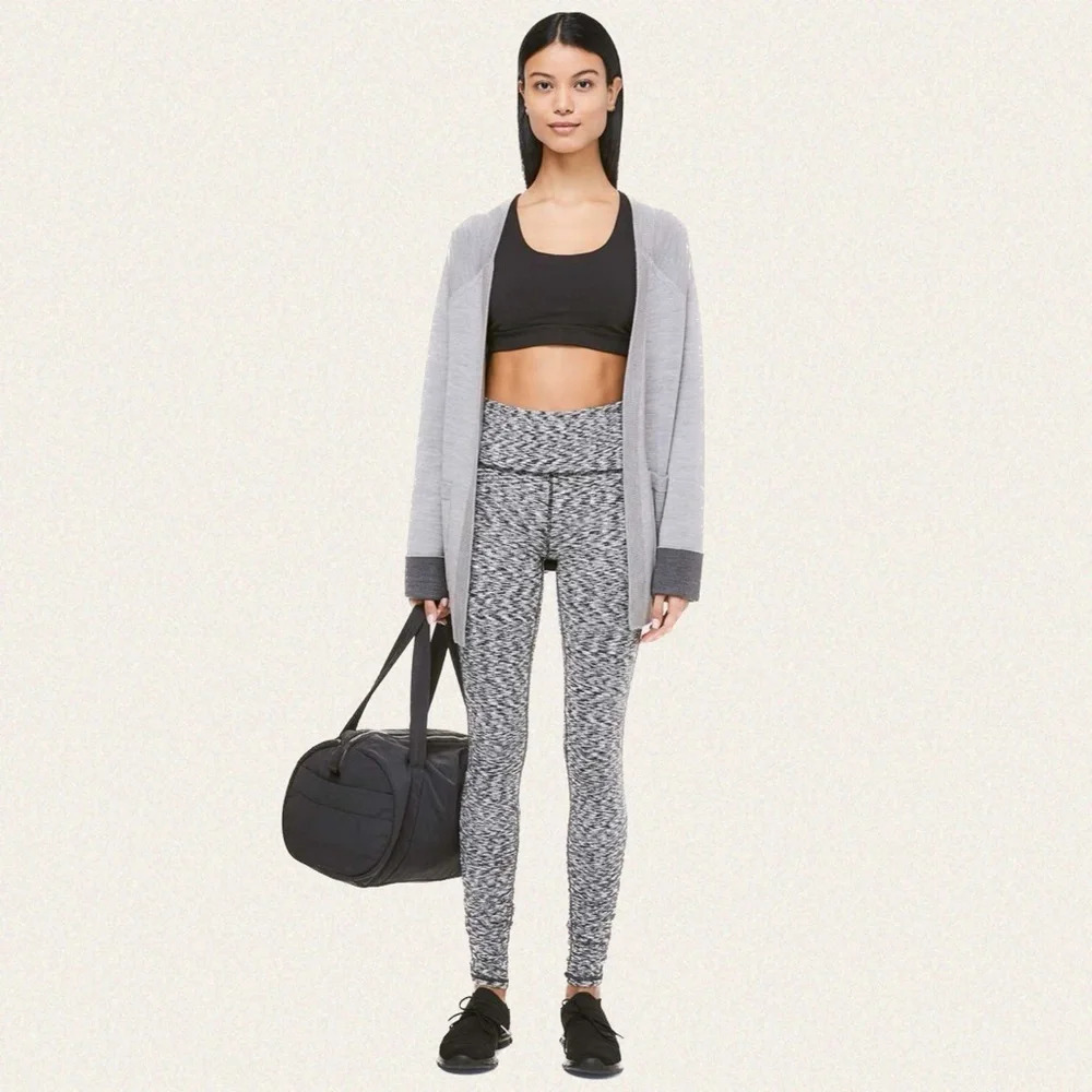 Lululemon Athletica Black and Gray Leggings